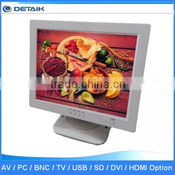 Hot Sell 12.1 Inch White Color VGA Input LCD Computer Monitor