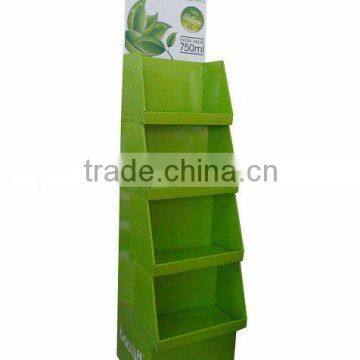 Cosmetic cardboard display stand with 4 color printing