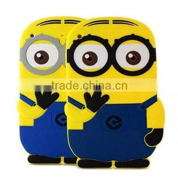Hot Sale 3D Silicone Despicable Me Case For iPad Mini ,For iPad Mini Cute Cases