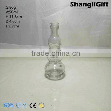 50ml Freshener Bottle Clear Glass Bottles With Cork Diffuser Bottles