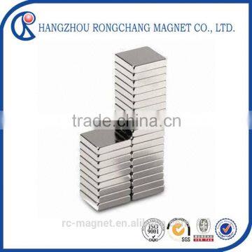 Small N45 Rectangle NdFeB Magnet L5x4x1.5 for Speaker with High Performance