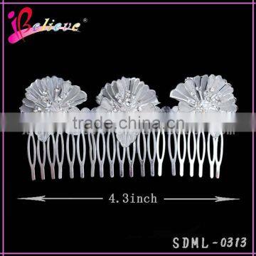 2015 Popular Hair Jewelry Flower Diamond Hair Comb Wedding Hair Accessories photo-3