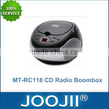 Portable CD Player with Anti-Shake Function For CD/ CD-RW Player, Hot Selling CD Radio Boombox With USB / MP3 Function