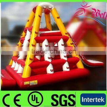 floating lake inflatable water slides jungle joe