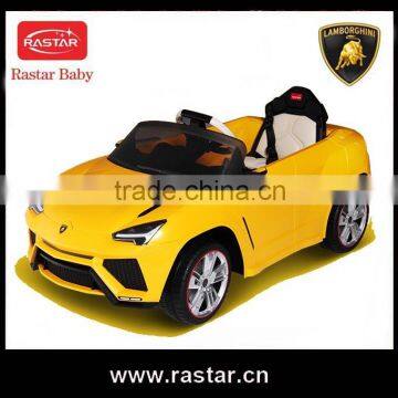 Rastar new design ride on type Lamborghini Urus kids electric cars 12v