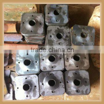 2015 new style 48.3-60.3mm crossing plate steel prop for formwork supporting
