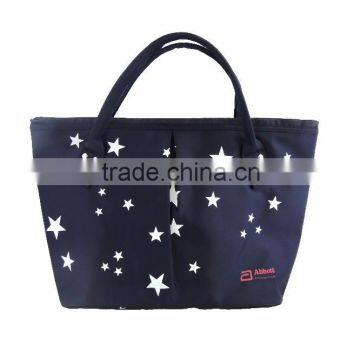 printed microfiber single compartment mummy bag