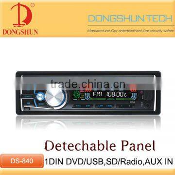 high quality 1din car dvd player with USB,SD,MP3,FM,RDS Radio Function,