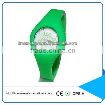sport casual new fashion western custom quartz geneva silicone watch