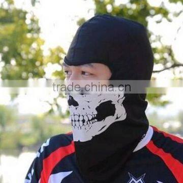 White Skull Balaclava Hood Full Warm Neck Face Cycling Ski Windproof Protector Mask