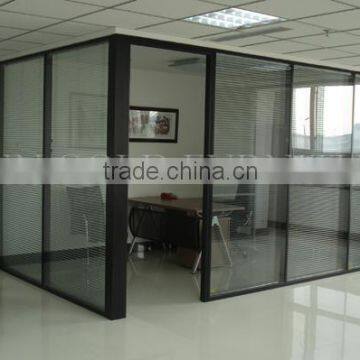 Modern Office Cubicles commercial room dividers exhibition partition glass wall(SZ-WST709)