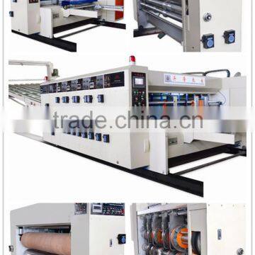 corrugated cardboard automatic box making machine printing machine