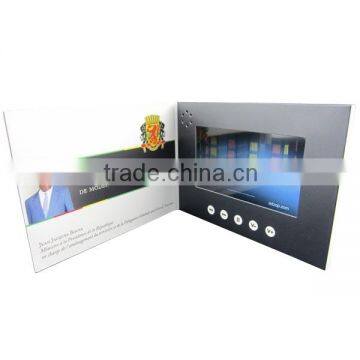 5" Factory Oem Tft Lcd Video Card Panel Touch Screen Multi-button Magnetic Light Switch On/off Usb Digital Video Palyer Card photo-2