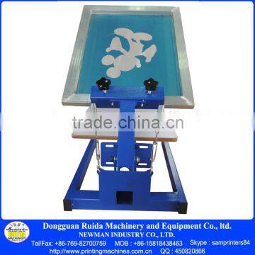 NS101 Manual 1 Color 1 Print Bed Table Top T-shirt Screen Printing Press photo-2