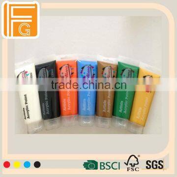 EN71-91 standard 120ML colorful acrylic paint bulk