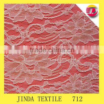 150 cm width silver metallic lace fabric