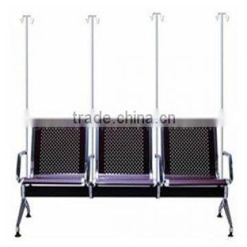 high quality modern hospital steel purple waiting room chairs for patient