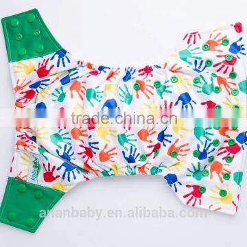 AnAnBaby Newest Pattern All in One Diapers pocket aio Cloth Diaper