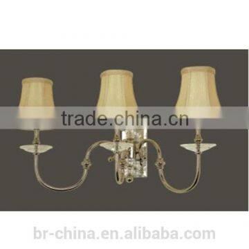 brass crystal wall lamp 3lights WL51281-3