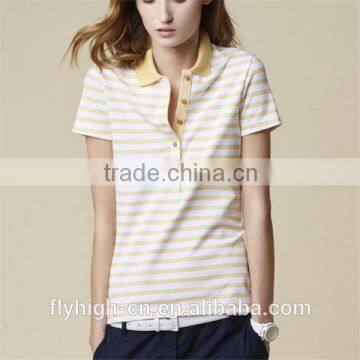 Women's hot selling striped cotton t shirts