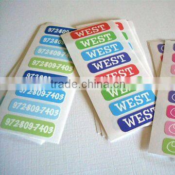 new style high quality iron on labels