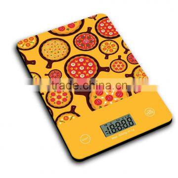 2015 brand new factory cheap ABS water transfer printing Handy Electronic Kitchen Scale with CE RoHS LFGB 2 years warranty