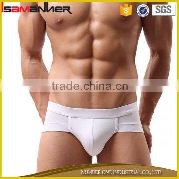 Sexy men in underwear pure white black sexy big penis 100% nylon men briefs