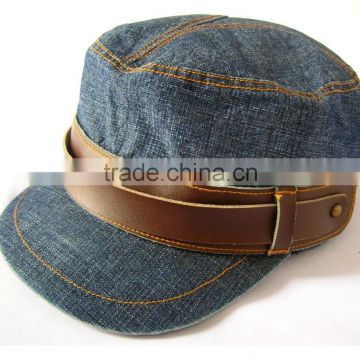 Plain stylish trendy military street cap