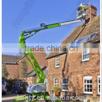 10 m to 18 m trailer mounted articulating boom lift