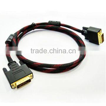 Manufactuer Supplier Nylon Braided Dvi Cable for Gameplayer Monitor photo-6