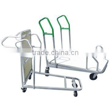 New Arrival Big Size Grocery Warehouse Storage Trolley Carts With 4 Wheels JS-TWT05 photo-6
