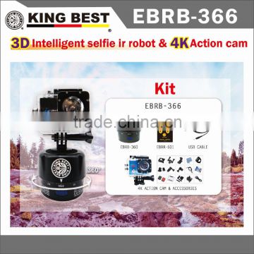 KING BEST extrem sports 360 degree Timelapse Pan Head 360 Rotary Pan Head full hd 1080p MINI camera