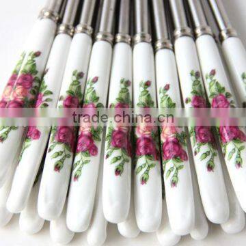 Ceramic chopsticks with high quality and low price made by Junzhan factory directly