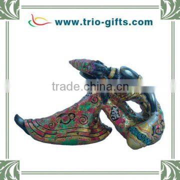 Sleeping polyresin figurine african women sculpture