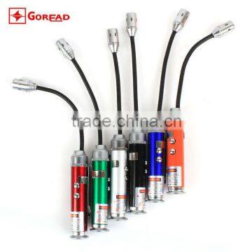 Goread flexible head multifunctional led keychain
