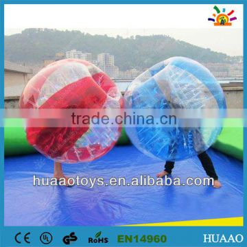 Colorful inflatable bumper balls for adults