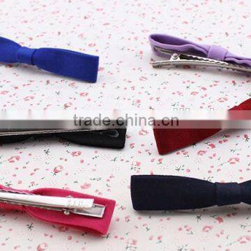 Fancy Fabric Hair Big Bow Hair Clip Accessory in Hair Extension photo-3