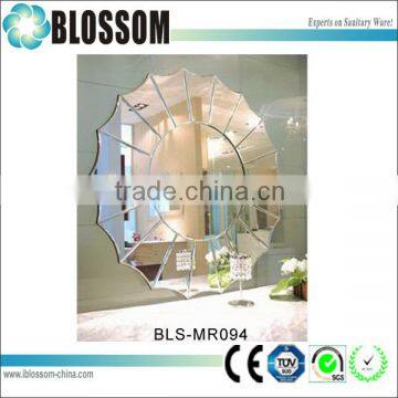 glass hand carving living room wall decor art mirror                        
                                                                                Supplier's Choice