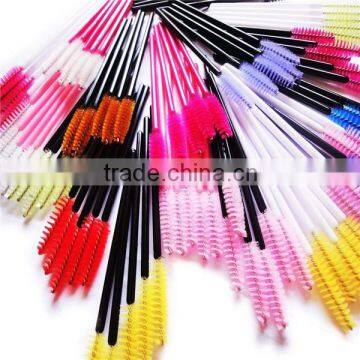 100 PCS Disposable Eyelash Makeup Brush Mascara Wands Cosmetic Eyelash Extension Silicone Applicators