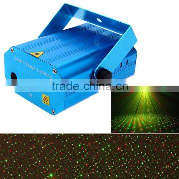 Mini LED Red & Green Laser Projector Stage Lighting Effect Patterns Voice-activated Voice-control DJ Disco mas Party Club Light