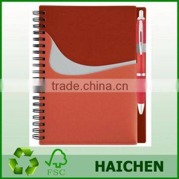 Custom logo printed paper notebook factory