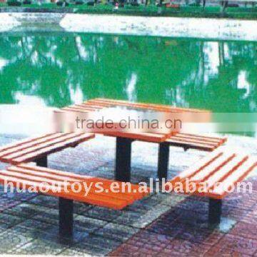 2016 Wooden Outdoor Leisure Chairs And Table