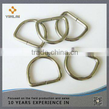 China supplier handbag metal d ring