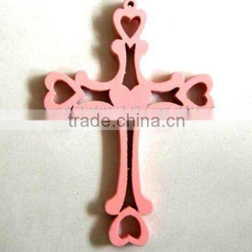 Beautiful Wooden Cross (wood crafts in laser-cutting & engraving)