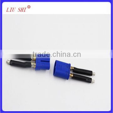 high quality 5.0mm gold plated connector with blue CP-1000 plastic housing