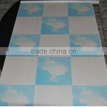 Light Blue Color PVC Ceiling Panel