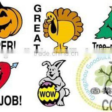 Superior quality teacher seals/Round cartoon teacher seals