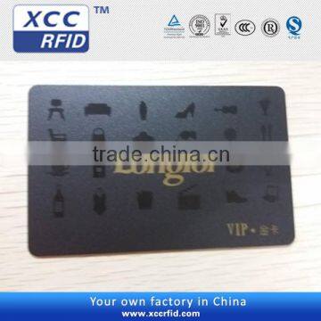 Cheaper UV spot rfid blank business plastic smart card printed