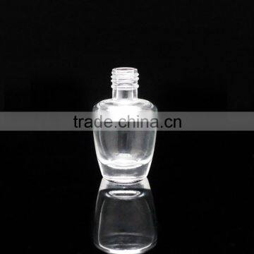 High Quality China Manufacturer Empty Custom Clear Glass Nail Polish Bottle With Cap Brush