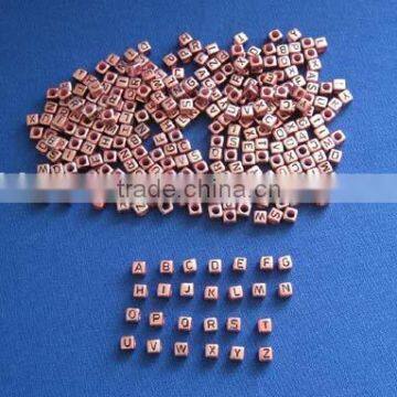 Letter dice beads/letter beads/dice beads/beads